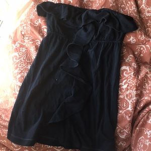 navy blue tube top; size xs